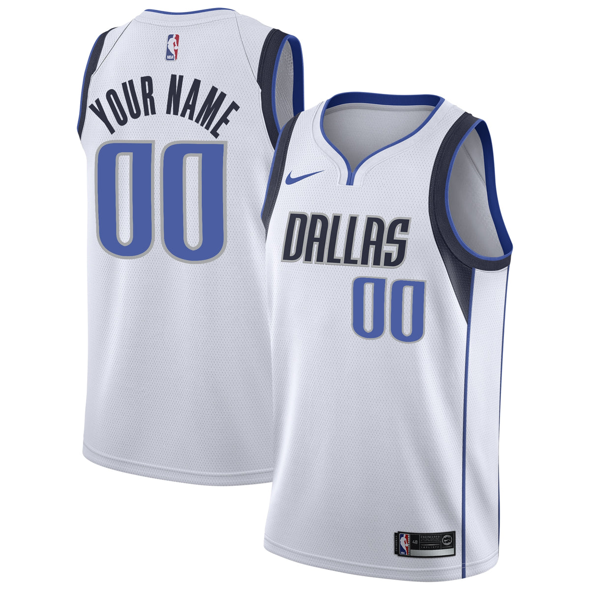 Dallas Mavericks Nike Association Swingman Jersey - Custom - Youth