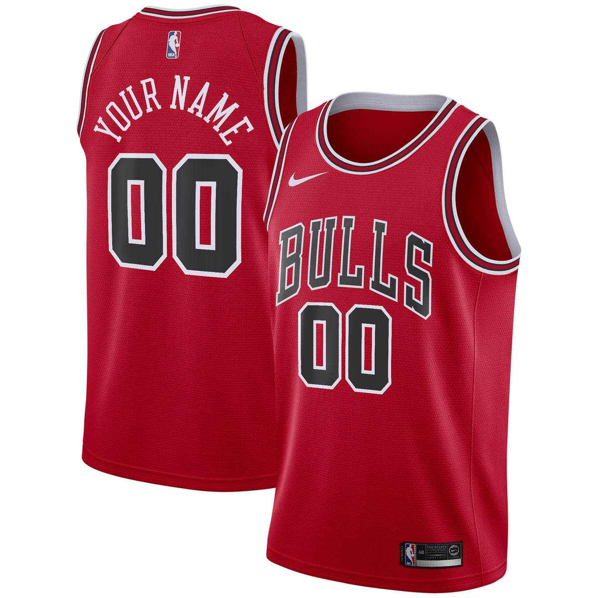 Chicago Bulls Nike Icon Swingman Jersey - Custom - Youth