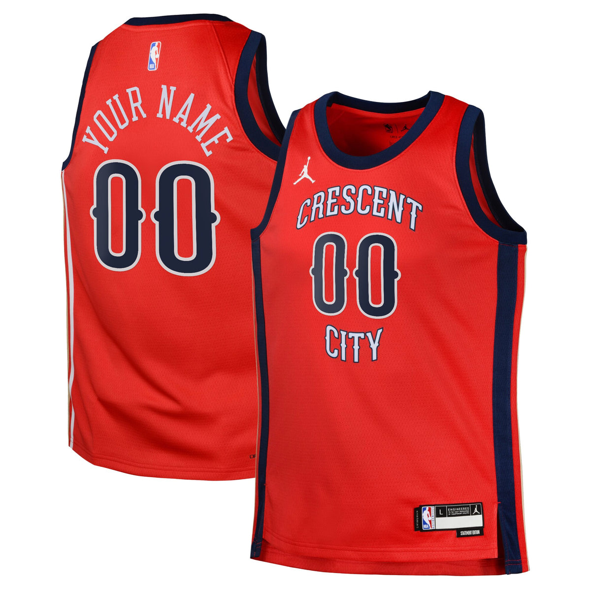 New Orleans Pelicans Jordan Statement Edition Swingman Jersey - Custom - Youth