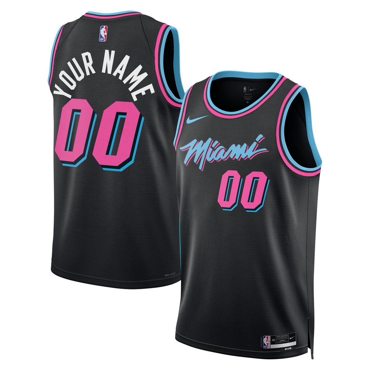 Nike  Miami Heat 2025/26 City Edition Swingman Jersey - Custom - Unisex