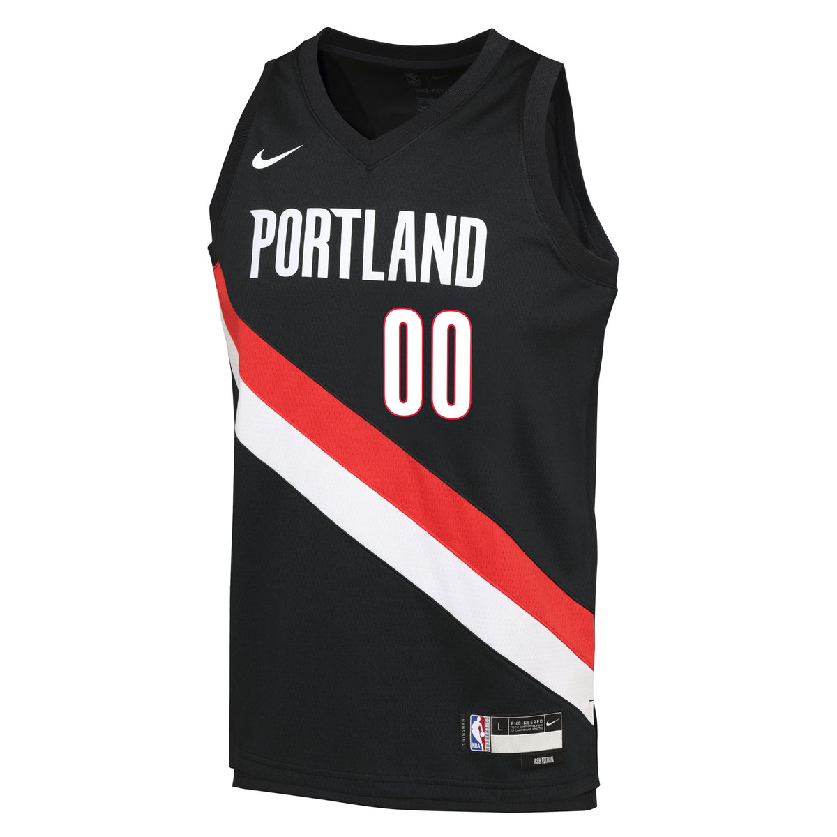 Portland Trail Blazers Nike Replica Icon Swingman Jersey - Custom - Youth
